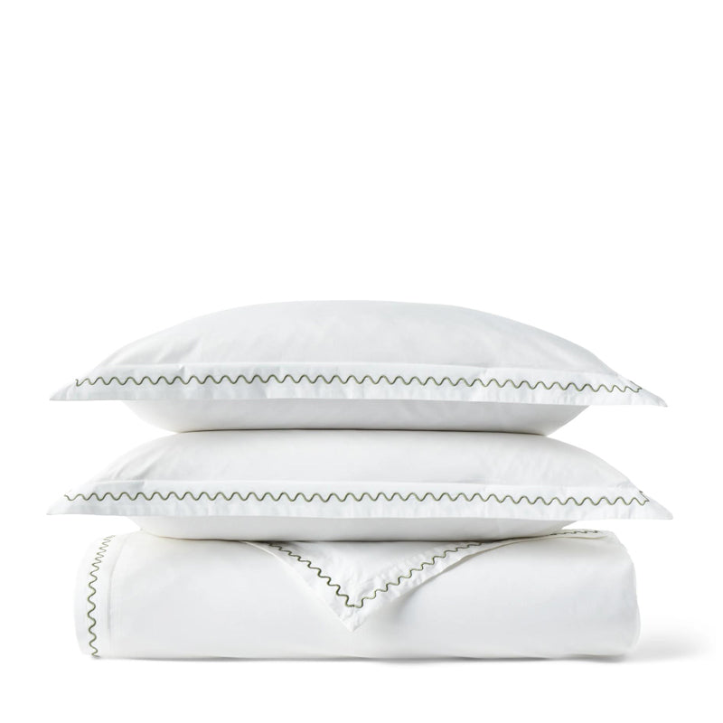 Wave Double Duvet Set- Teal