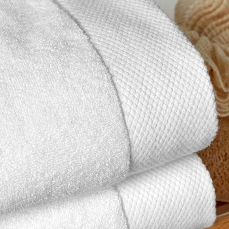 Luxe Face Towel - White