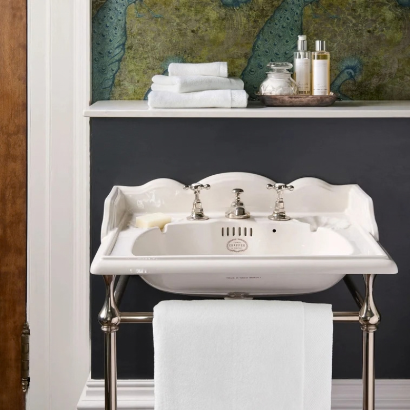 Luxe Face Towel - White